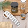 Consecutively Numbered Labels Number Roll Stickers 1-1000 Inventory Self-Adhesive Labels
