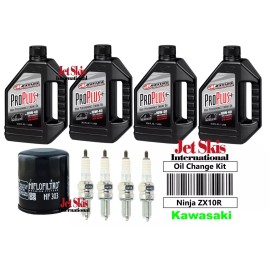 JSI Maxima Oil Kit Synthetic Oil Change Kit For Kawasaki Ninja ZX10R ZX 1000 R