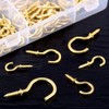 120Pcs 6 Sizes Metal Screw-in Ceiling Hooks Cup Hooks Kit,