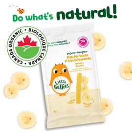 Little Bellies, Organic Banana Pick-Me Sticks, Pack of 5, 80g
