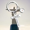 Cross Christian Religious Gift Bible Keychain Mustard Seed Keyring with
