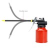 250ml Hand Oil Can, Pump Oiler Can with 2 Spouts