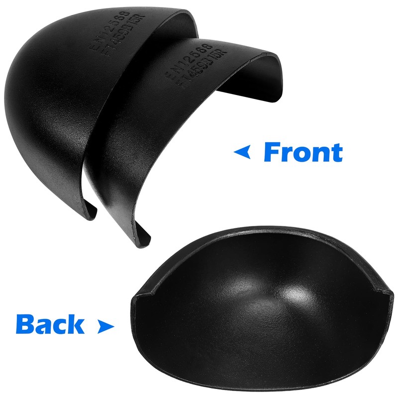 Holibanna 2 Pairs Steel Toe Guard for Work Shoes Steel