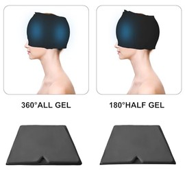 Gorro Migraña 180 Half Gel Relajación Negro