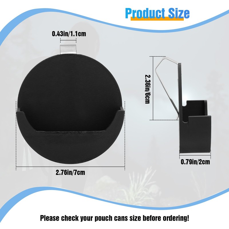 LECART Car Visor Clip Can Holder, Universal Holster Clip to