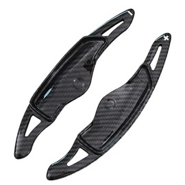 ontto ABS Plastic Car Steering Wheel Shift Paddle Shifter Extension fit for Hyundai Elantra Tucson 2022-2023 Sonata 2020-2024 Genesis G70 2015-2023 Accessories Gear Shift Paddle 2 Pieces Black