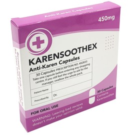 Diabolical DP1397 Karensoothex - Novelty Gifts for Women, Funny Mothers Day Gifts for Mum