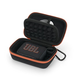 Yinke Case for JBL GO 4/GO3/GO2 Portable Bluetooth Speaker, Hard Carry Travel Storage Bag Case (Orange)