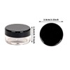 Pack of 20 containers, 10 ml, jars with lid, lip