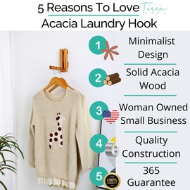 Clothes Drying Rack Wall Mounted, Foldaway Clothes Rail - Multi-Functional Organizer for Laundry Rooms, Hanging Decor, Bathrooms - Adds a Modern Touch to Your Space, Durable and Space-Saving Solution