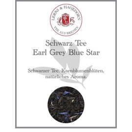 Lerbs & Hagedorn, Black Tea Earl Grey Blue Star | 250 g (approx. 20 litres) Cornflower Blossoms