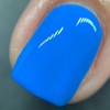 Pastel Neon Blue Nail Polish
