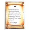 Romans 8:39 Bible Verse Fridge Magnet (2 x 3 inches)