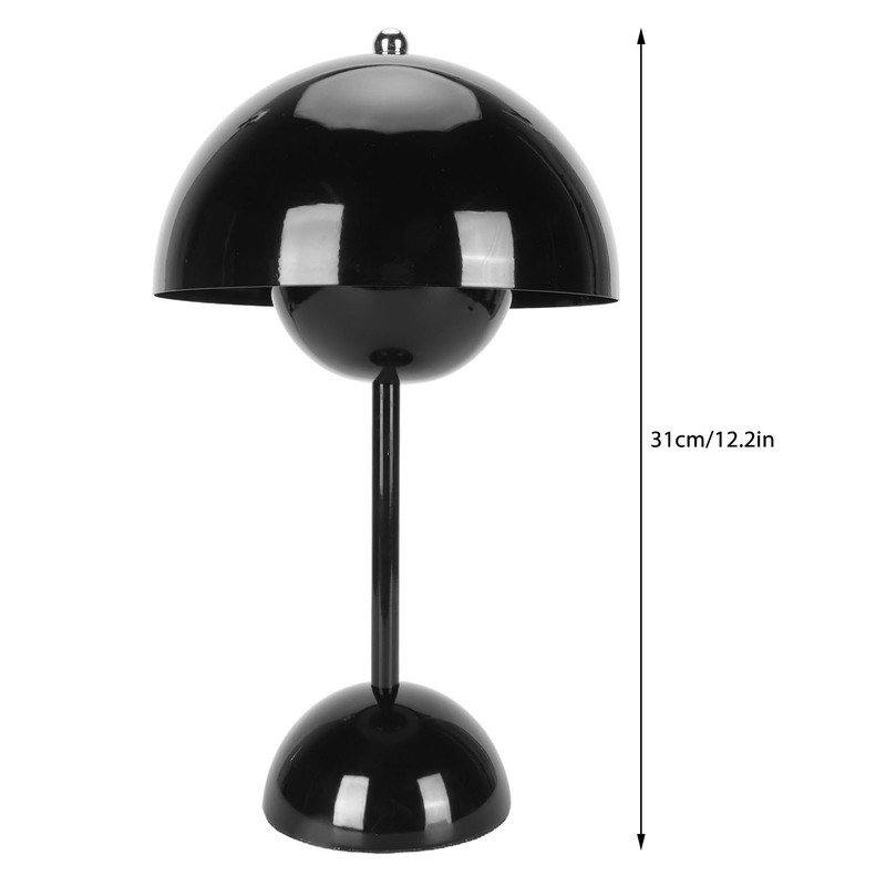 Cordless Table Lamp Iron Touch Dimmable USB Rechargeable Modern LED