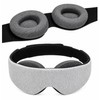 3D Contoured Sleep Mask with Deep Eye Cups, Light-Blocking Memory