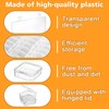 Tatxmalv Transparent Storage Boxes, 30-Piece Mini Sorting Boxes, Made of