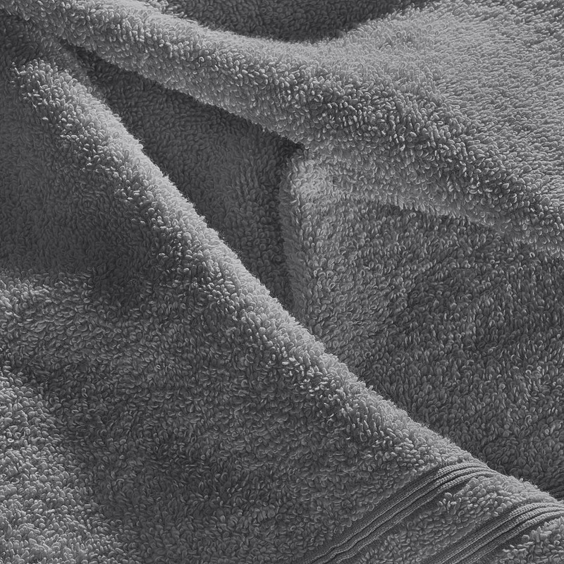 Erwin Müller Heidelberg Hand Towel, 100% Cotton, Anthracite, 50 x