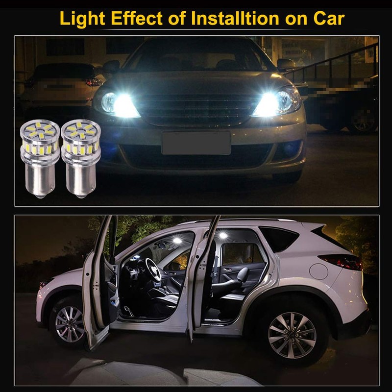 HSUN BAY9S H21W LED Bulbs,High Power 20LED SMD3014 Chip 880LM
