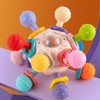 Baby Hand Rattle Toy Colorful 12 Teething Balls Gum Massage