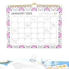 2025 Simplified by Emily Ley for AT-A-GLANCE® Monthly Wall Calendar, 15" x 12", Tile, January To December, EL35-709