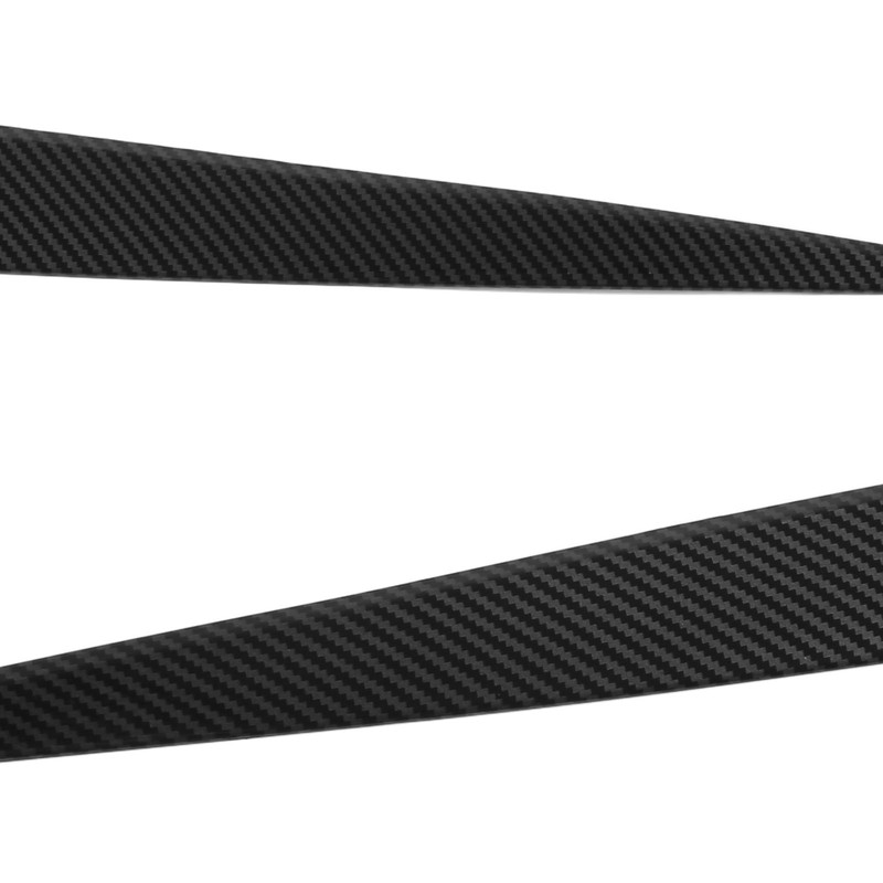 Pair Left Right Headlight Eyebrow Car Light Eyelids Carbon Fiber