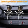 2Pcs Car Air Fresheners, Cute Bear Pilot Automotive Air Outlet