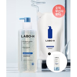 RaboH7 Labo H [Gift] Scalp Strengthening Clinic Cooling & No Sebum Shampoo (Main Product + Refill) 400ml 2-Pack Set