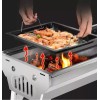 cestbella Asador Acero Inoxidable De Plegable Con Bolsa Almacenamiento