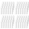 MTLEE Set of 40 White Pillar Candles 2x4 Inch Dripless
