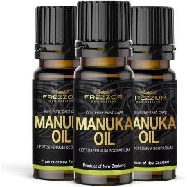 FREZZOR 100% Pure East Cape Manuka Essential Oil, 3 Pack