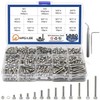 Generic 1280pcs M3 Screws Metric Stainless Steel 304 Hex Socket