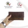 Sunsa Women's Leather Wallet Large Wallet with RFID Protection Wallet