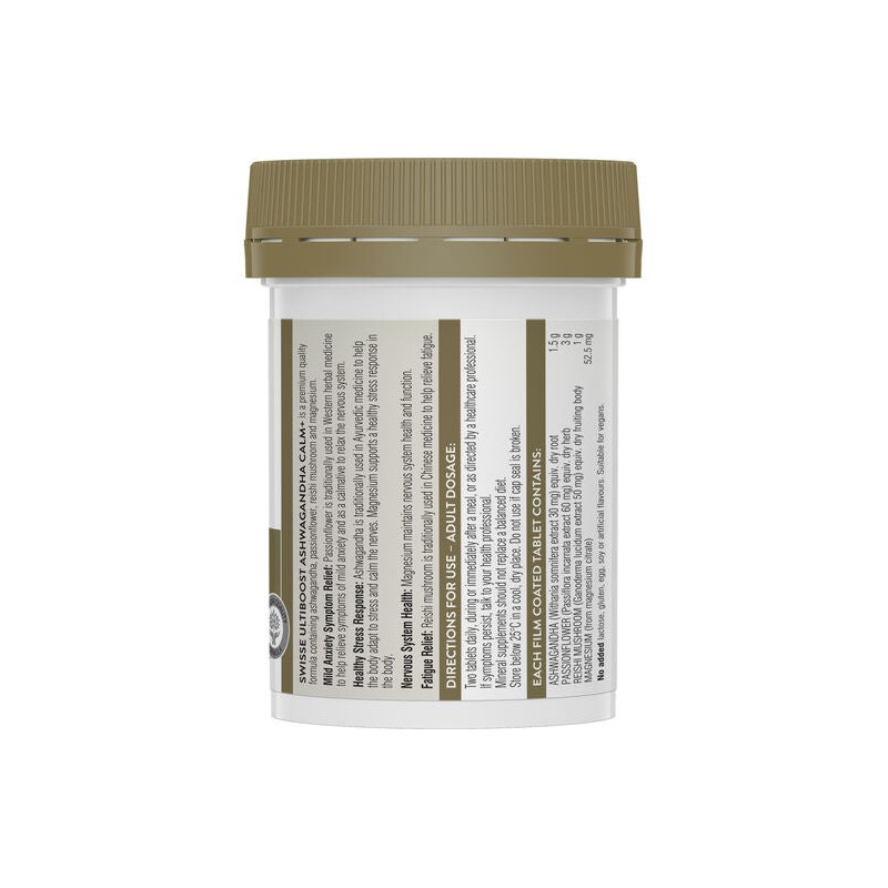 Swisse Ultiboost Calm + De-Stress 60 Tablets