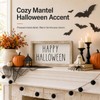 pechpell 3D Metal Happy Halloween Sign Table Mantel Shelf Desk