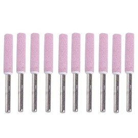 AIMALL 10 Chainsaw Sharpener Burr Grinding Stone File Chain Part Sharpening 4/4.8/5.5mm - Ideal for Chainsaw Maintenance and Care