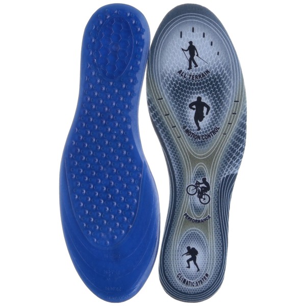 Kita NO,7970 Men's Gel Insole, Shock Absorption, Antibacterial, Odor Resistant,