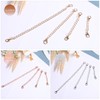 SEWACC 12pcs Necklace Extenders Chain Extenders for Necklaces Alloy Jewelry