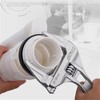 Mini Adjustable Bathroom Wrench for Home Repairs – Compact Silver