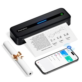 Phomemo Portable Printers Wireless for Travel, Inkless Portable Thermal Printer for Phone Laptop, Support 8.5'' x 11'' US Letter and A4 Szie, Bluetooth Mobile Printers for Vehicle Office Home Use