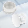 GAGIRA 100PCS 1/4" Plastic Plugs Hole, Cabinet Hole Decorative Covers,