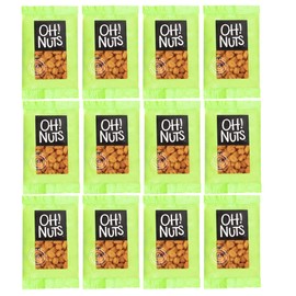 BBQ Corn Roasted Salted Individual Nut Snacks for On-the-Go | 12 Convenient Nut Snacks for School | Bulk Nuts Variety | Individual Packs (1.5 oz Each) by Oh Nuts