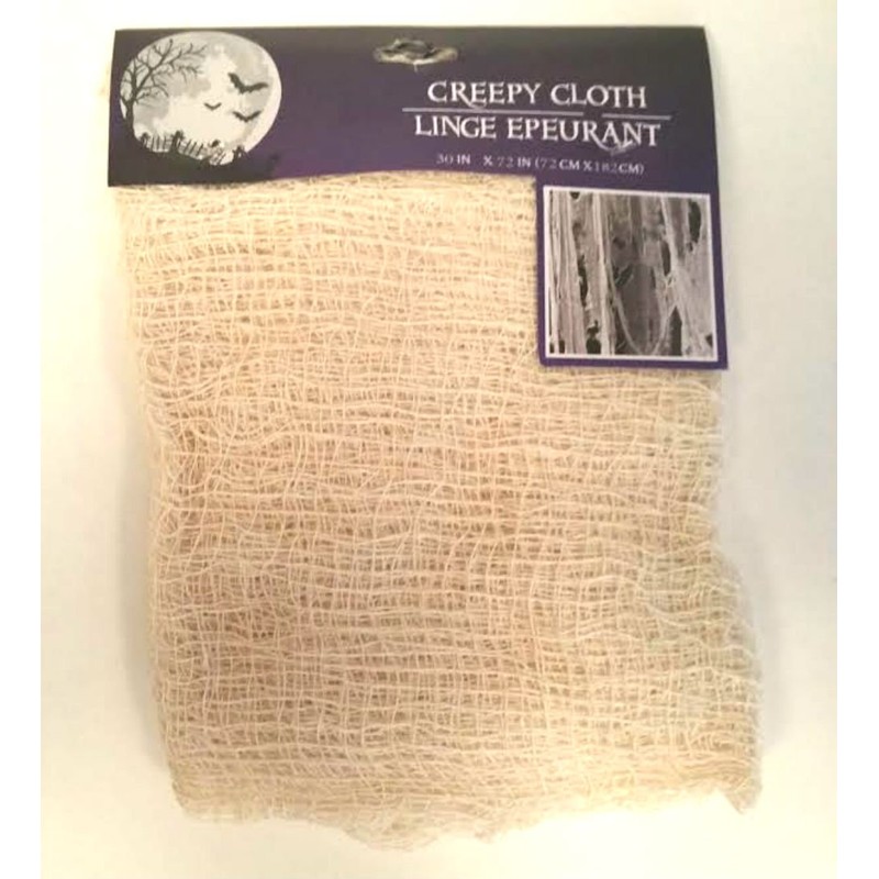 Greenbrier White 30" x 72" Creepy Cloth Decoration (Pack of