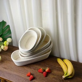 Scalloped Wicker Basket , Paper Rope Baskets for Shelves