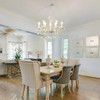 AOLALA 6 Lights K9 Crystal Chandelier Hanging Pendant Light Fixture,