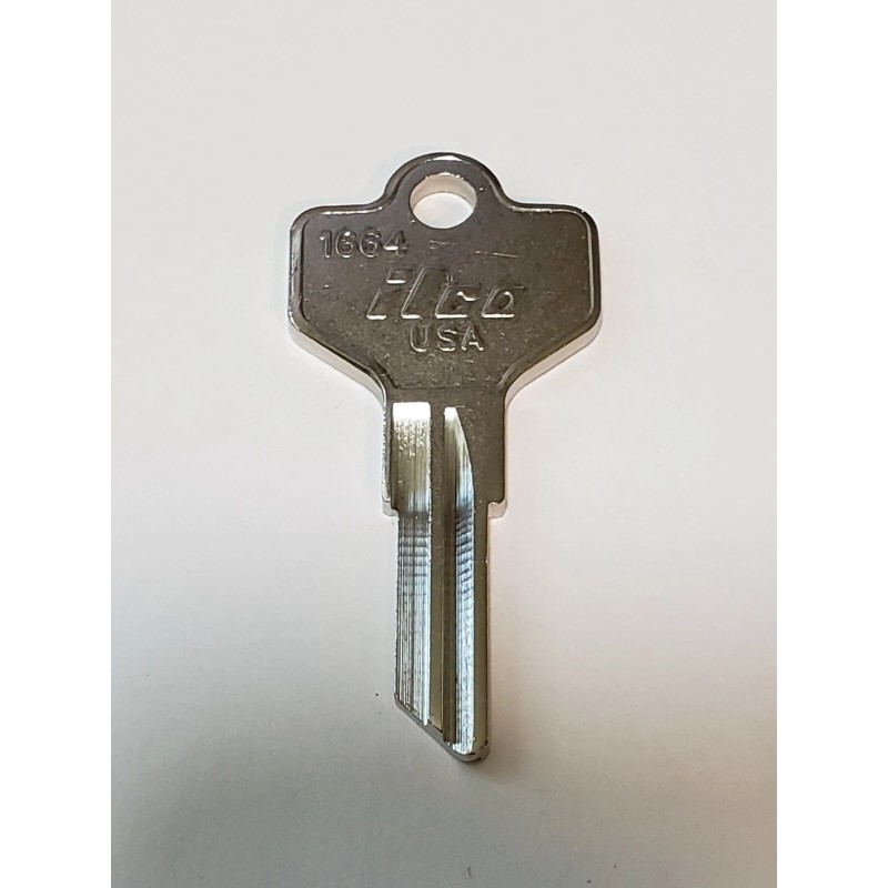 Ilco 2 X Ilco 1664 Uncut Key Blank for ACS