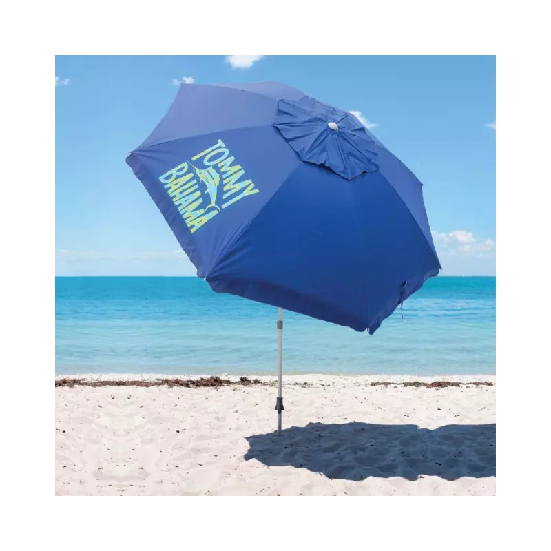 Tommy Bahama 8ft Beach Umbrella - Blue/Green