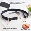 BEAULEGAN Purse Strap Replacement - Full Grain Microfiber Leather -