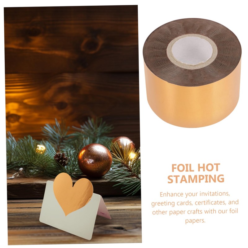 SEWACC 1 Roll Hot Stamping Foil Rolls DIY Heat Transfer