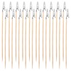 SEWACC Model Painting Alligator Clip Stick, 20pcs Wood Metal Gator