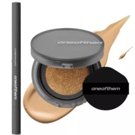 One of Them 원오브뎀 그루밍 듀오 남자 쿠션 아이브로우 2호 세트 One of Them Grooming Duo Men's Cushion Eyebrow Set No. 2